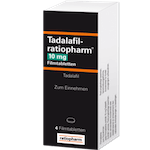 Potenzmittel bei Erektionsstörungen Tadalafil Ratiopharm